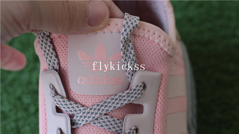 Real Boost Adidas NMD XR1 Primeknit Pink Grey GS